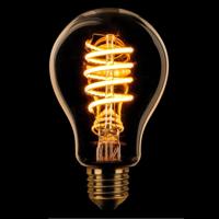 LED Standaard spiraal goud 7.5W dimbaar | Dimmer nodig LED Standaard spiraal goud 7.5W dimbaar | Dimmer nodig