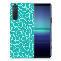 Sony Xperia 5II | Hoesje maken | Cracks Blue