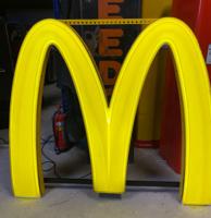 McDonalds Reclamebord met Licht - Origineel