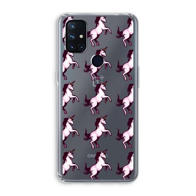 Musketon Unicorn: OnePlus Nord N10 5G Transparant Hoesje