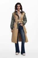 Gecombineerde parka - BROWN - M - thumbnail