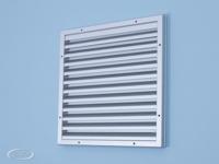 Lamellenrooster aluminium opbouw geanodiseerd