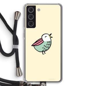Birdy: Samsung Galaxy S21 FE Transparant Hoesje met koord