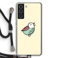 Birdy: Samsung Galaxy S21 FE Transparant Hoesje met koord