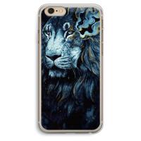 Darkness Lion: iPhone 6 Plus / 6S Plus Transparant Hoesje