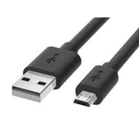 Reekin USB-A / MicroUSB-kabel - 2m - Zwart - thumbnail