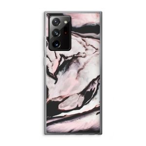 Roze stroom: Samsung Galaxy Note 20 Ultra / Note 20 Ultra 5G Transparant Hoesje