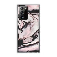 Roze stroom: Samsung Galaxy Note 20 Ultra / Note 20 Ultra 5G Transparant Hoesje