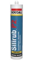 Soudal silirub p2 | beglazingskit | zwart | 300 ml - 116362