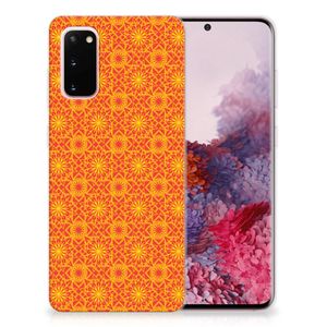 Samsung Galaxy S20 TPU bumper Batik Oranje