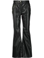 MOSCHINO JEANS pantalon à détails de clous - Noir