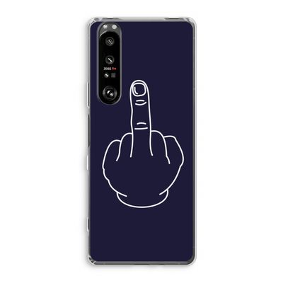 F**k U: Sony Xperia 1 III Transparant Hoesje
