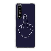 F**k U: Sony Xperia 1 III Transparant Hoesje