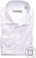 Ledȗb Heren Overhemd Spierwit Comfort Blend Borstzakje Modern Fit ML7 - thumbnail