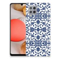 Samsung Galaxy A42 | TPU Case | Flower Blue