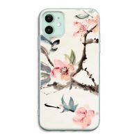 Japanse bloemen: iPhone 11 Transparant Hoesje