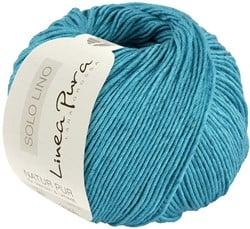 Lana Grossa Solo Lino 075 Turquoise Blauw