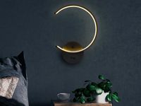 Wandlamp MOUNIA 1 lamp zwart - thumbnail