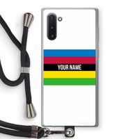 WK Wielrennen: Samsung Galaxy Note 10 Transparant Hoesje met koord