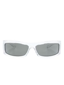 Gucci Eyewear lunettes de soleil à monture rectangulaire - Blanc