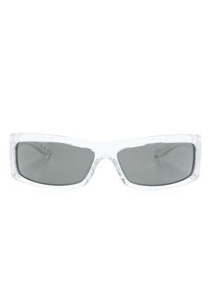 Gucci Eyewear lunettes de soleil à monture rectangulaire - Blanc