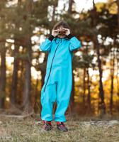 Waterproof Softshell Overall Comfy Ice Blue Jumpsuit