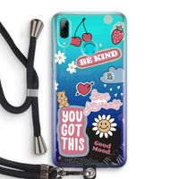 Positivity: Huawei P Smart (2019) Transparant Hoesje met koord