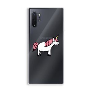 Eenhoorn: Samsung Galaxy Note 10 Plus Transparant Hoesje