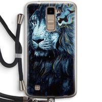 Darkness Lion: LG K10 (2016) Transparant Hoesje met koord