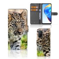 Xiaomi Mi 10T Pro | Mi 10T | Telefoonhoesje | Met pasjeshouder | Baby Luipaard