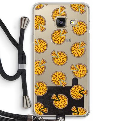 You Had Me At Pizza: Samsung Galaxy A3 (2016) Transparant Hoesje met koord