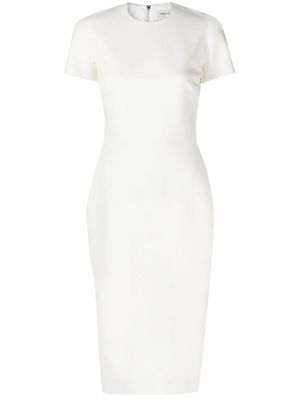 Victoria Beckham robe mi-longue à encolure ronde - Tons neutres
