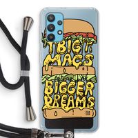 Big Macs Bigger Dreams: Samsung Galaxy A32 4G Transparant Hoesje met koord