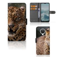 Nokia G10 | G20 | Telefoonhoesje | Met pasjeshouder | Luipaard