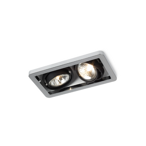 Trizo21 - R52 in GU10 zwart ring Plafondlamp