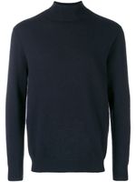 N.Peal turtleneck fitted sweater - Bleu