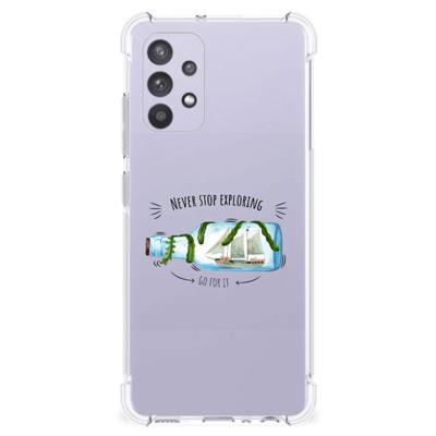 Samsung Galaxy A32 4G | A32 5G Enterprise Editie Stevig | Bumper Hoesje | Boho Bottle