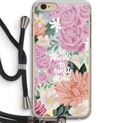 Kindness matters: iPhone 6 PLUS / 6S PLUS Transparant Hoesje met koord