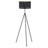 EGLO Esteperra - Staande lamp - E27 - 140,5 cm - Zwart - thumbnail