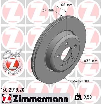 Remschijf Coat Z 150291920