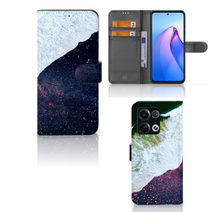 OPPO Reno8 Pro Book Case Sea in Space