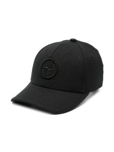 Stone Island Junior casquette à patch Compass - Noir