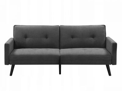 Slaapbank Corner 200 cm breed in grijs