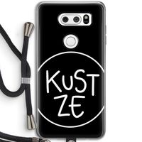 KUST ZE: LG V30 Transparant Hoesje met koord
