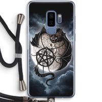 Volle maan: Samsung Galaxy S9 Plus Transparant Hoesje met koord