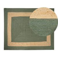 Beliani - KARAKUYU - Vloerkleed - Groen - 300 x 400 cm - Jute