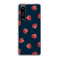 Framboosjes: Sony Xperia 1 III Transparant Hoesje
