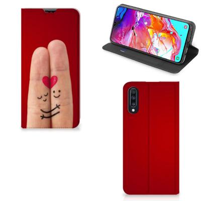 Samsung Galaxy A70 Hippe | Standcase | Liefde - Origineel Romantisch Cadeau