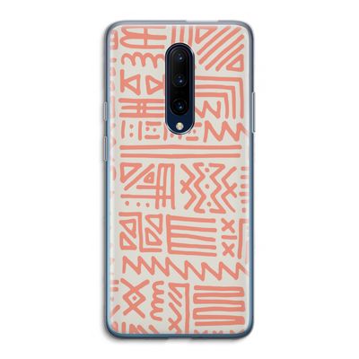 Marrakech Pink: OnePlus 7 Pro Transparant Hoesje