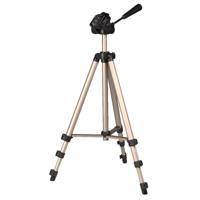 Hama Tripod 1/4 inch Werkhoogte: 42.5 - 125 cm Champagne Incl. tas, Waterpas